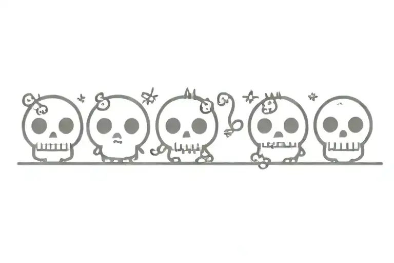 Kawaii Skulls