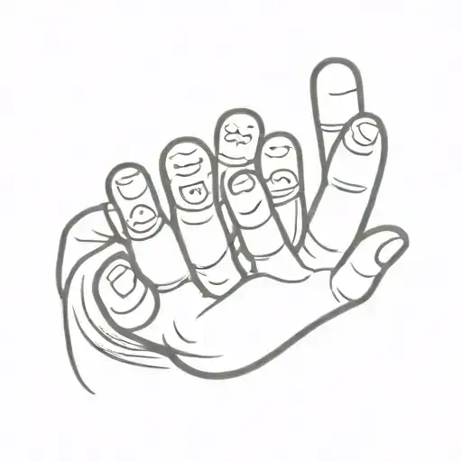 A Hand Logo Which In Fingers Is An Animal