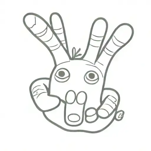 A Hand Logo Which In Fingers Is A Different Cartoon Animal Head