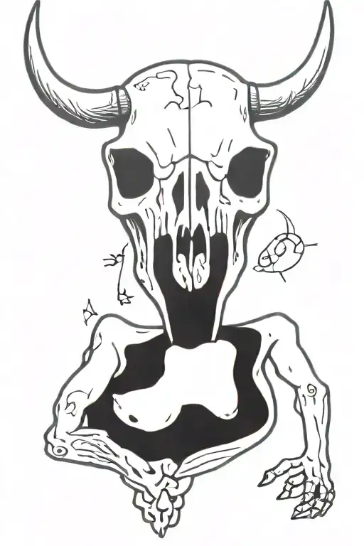 1950S Bull Skull