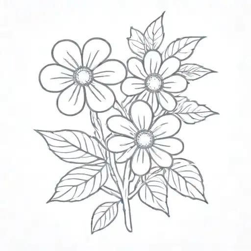 One Extremely Simple Daisy Flower No Leaves