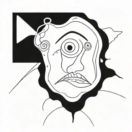 Surrealism Ayes Abstract Lines Dali Stale