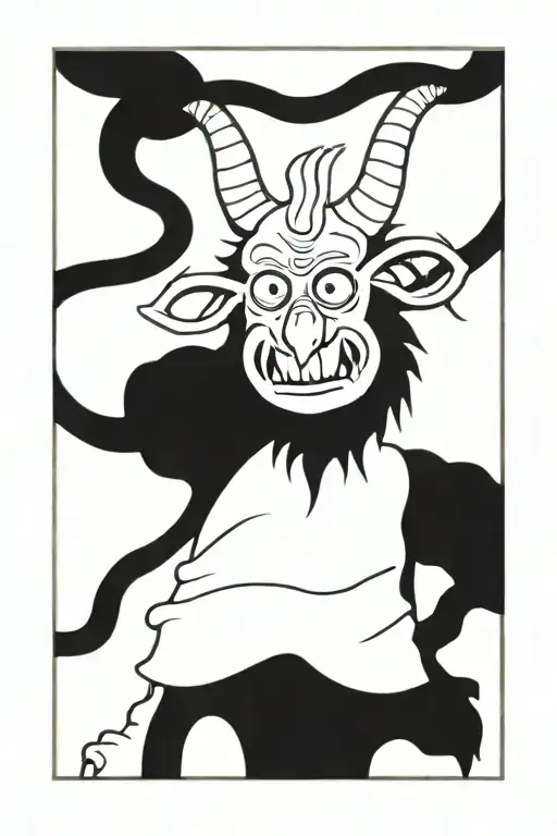 Baphomet Wearing Shirt