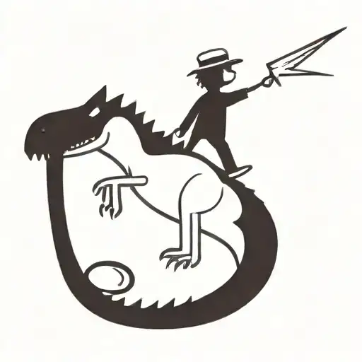 A Space Cowboy Riding A Dinosaur
