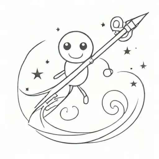 Semicolon In Space Style