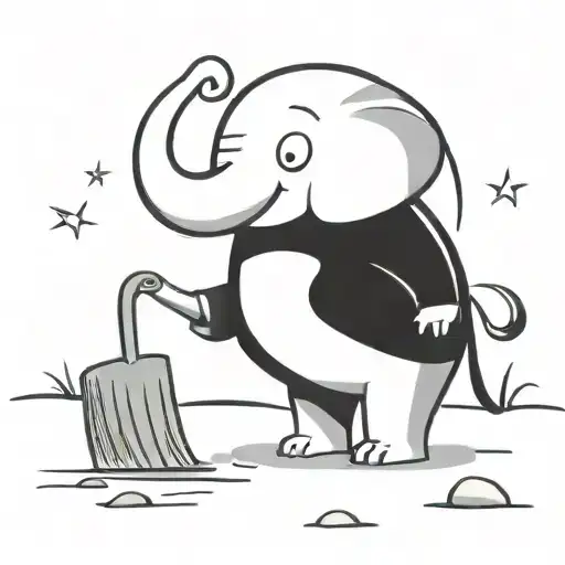 Elephant Broom Dustpan