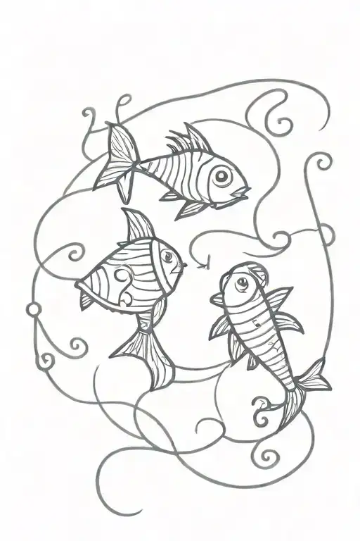 Two Fish And Musical Notes
