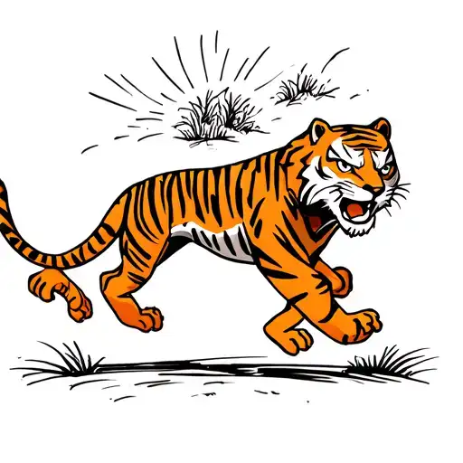 Tiger Running