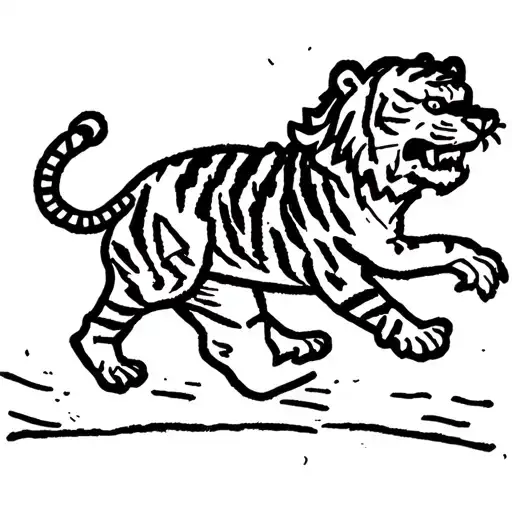 Tiger Running
