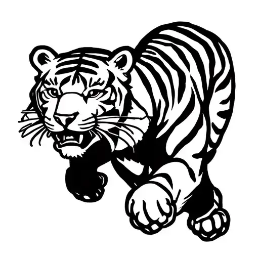 Tiger Running