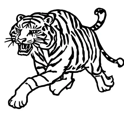 Tiger Running