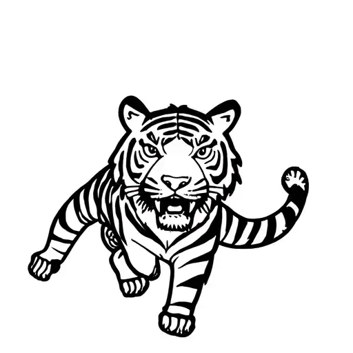 Tiger Running