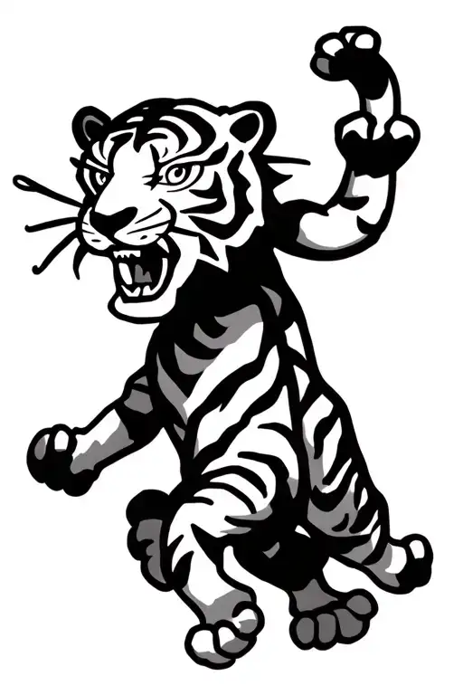 Tiger Running