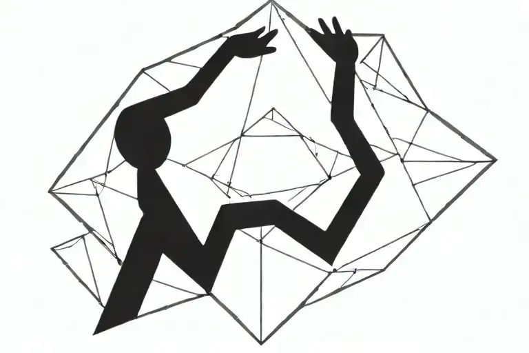 Diamond Shaped Line Outlining