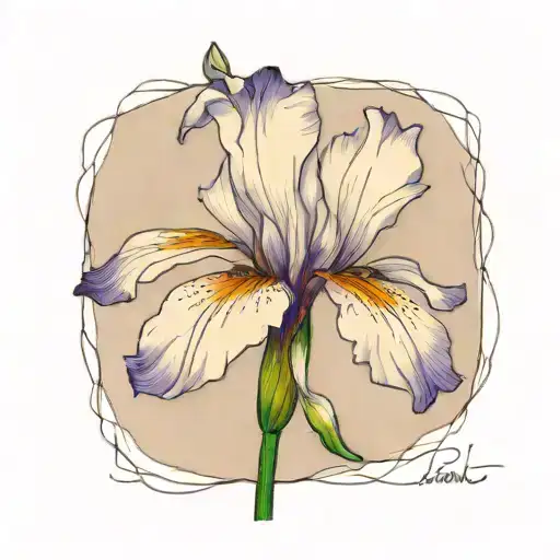 Iris Single Flower