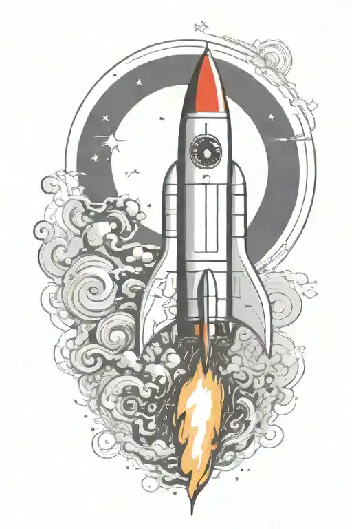 Rocket Ship Blasting
