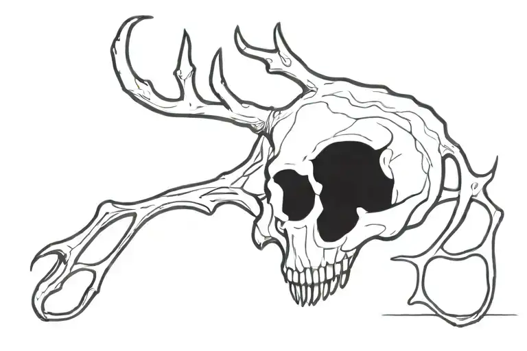 Hunting Deer Skull