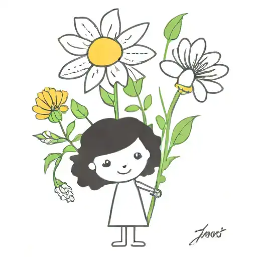 May And August Birth Flower Bouquet