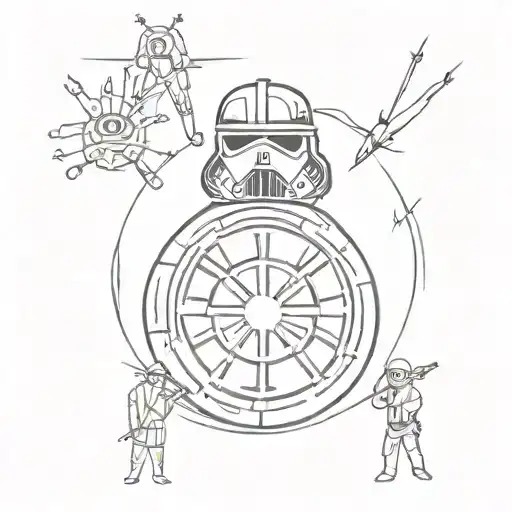 Star Wars Imperial Logo Surrounded