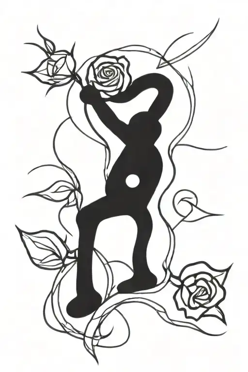 Rose And Light Shining