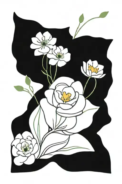 Watercolor Flower Bouquet