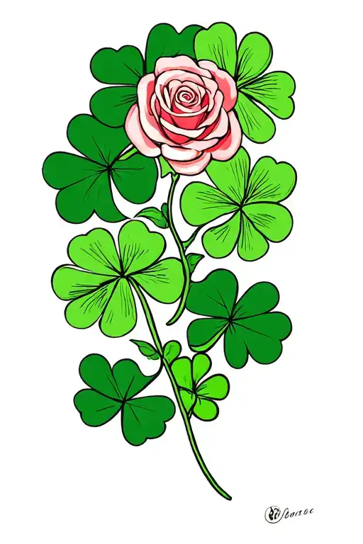 Shamrock And Roses