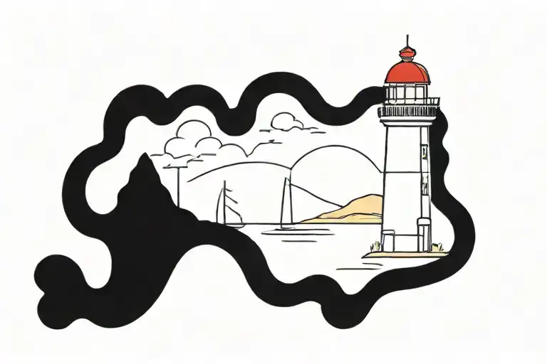 Lighthouse Surrounded