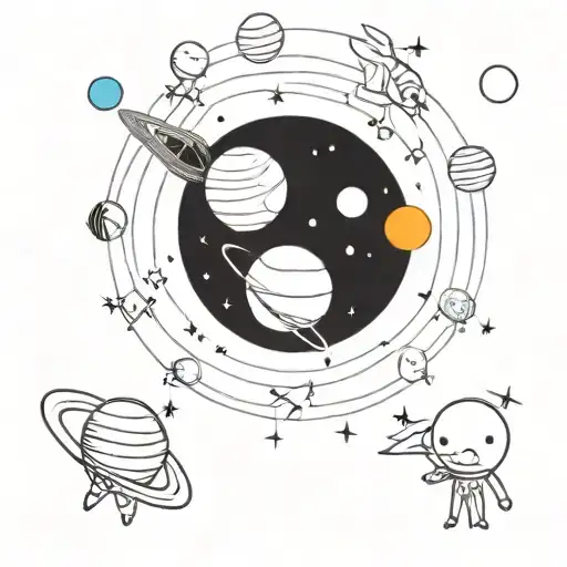 Galaxy Themed Solar System