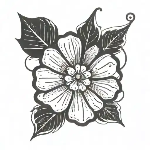 Cosmos Flower With Stem