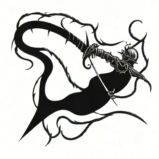 Sword Sorrounded By Vines