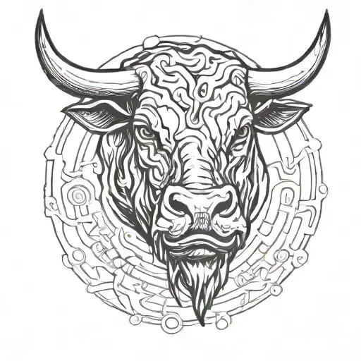A Bull's Head