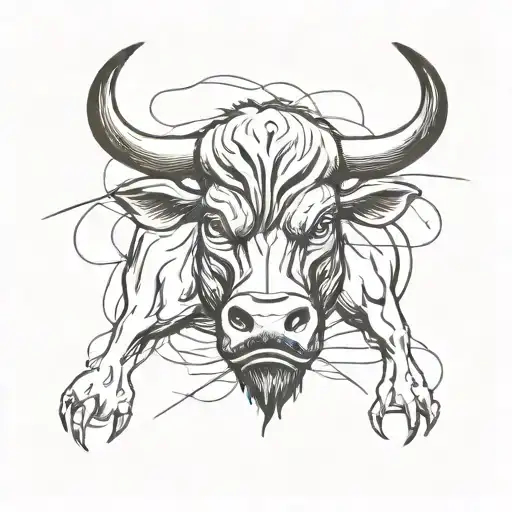 Angry Bull's Head