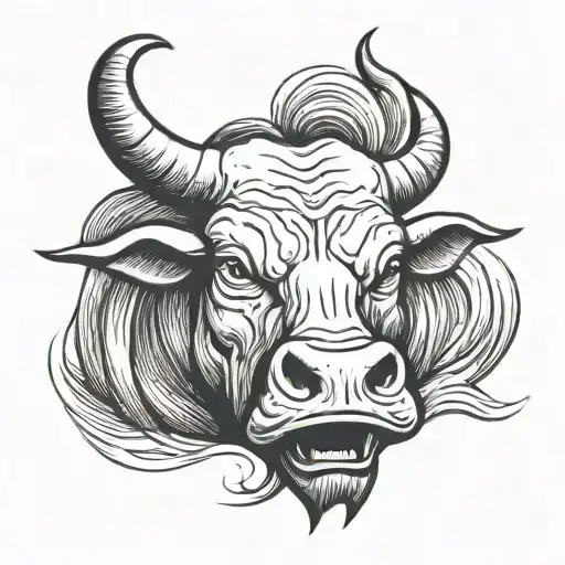 Angry Bull's Head