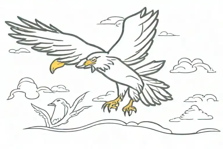 Eagle Flying