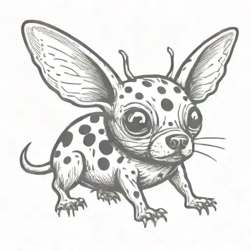 Ladybug With Chihuahua Head