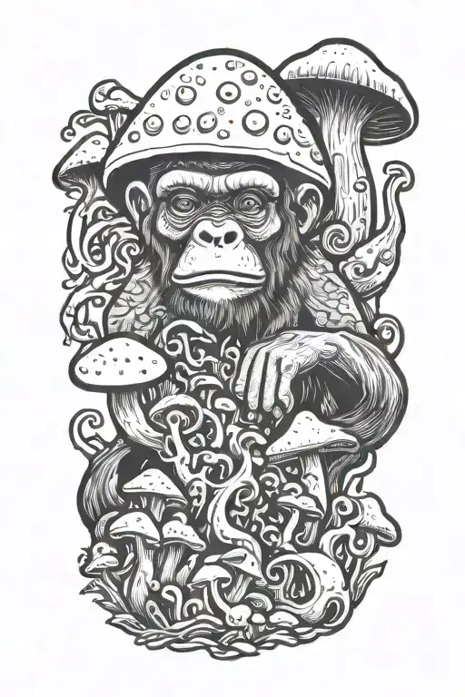 Mushroom Stoned Ape