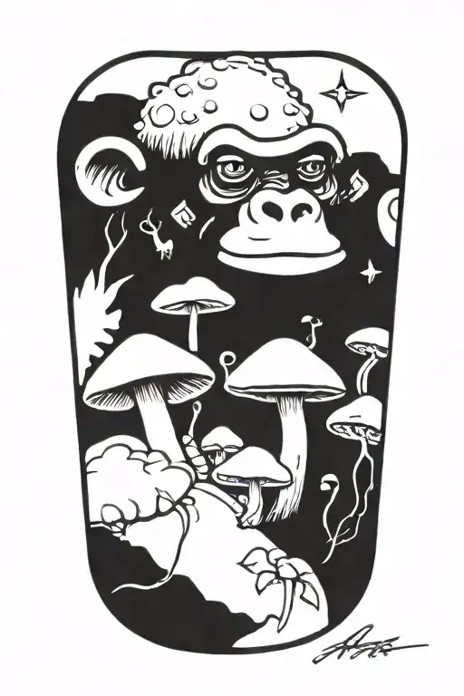 Mushroom Stoned Ape