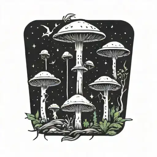 Mushroom Ufo Forest