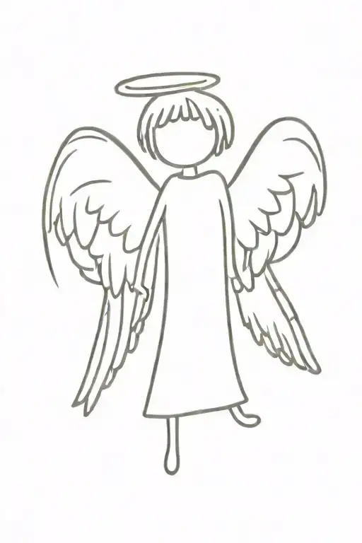 Angel Wings Flying