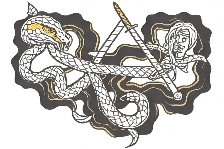 Snake And Sword