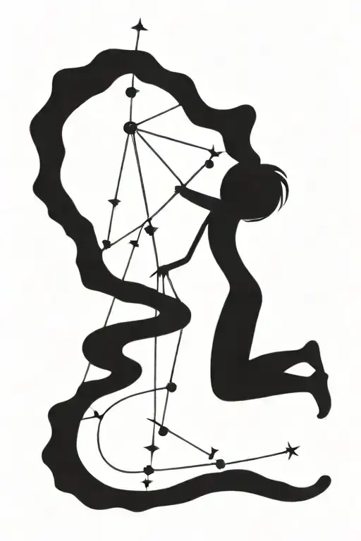 Sagittarius Constellation Intertwined