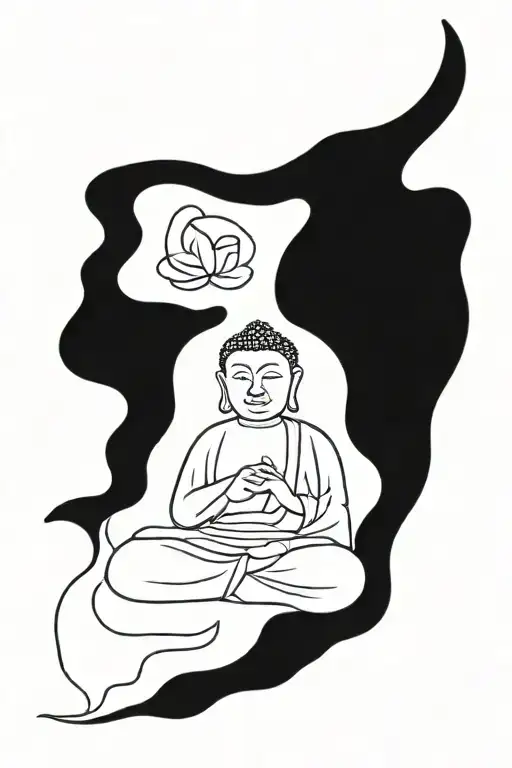 Buddha Meditating