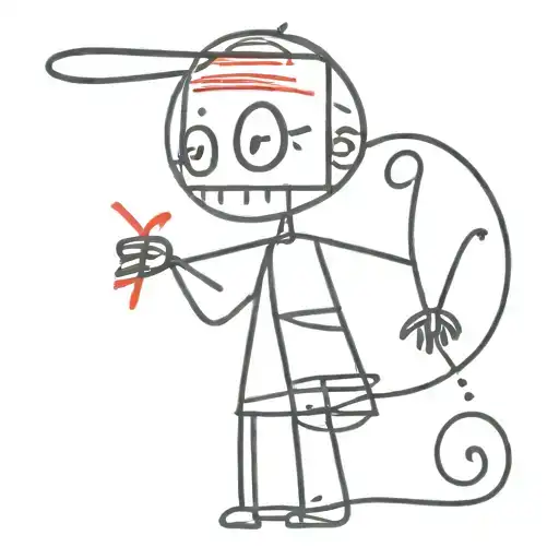 Black Red Tatto Design