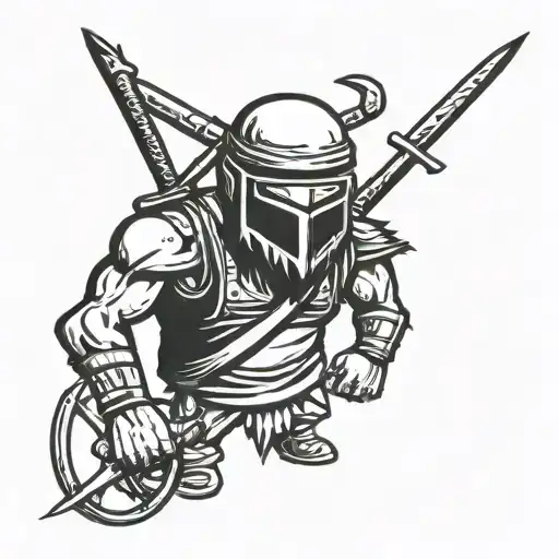 Warrior Wearing Sunglasses