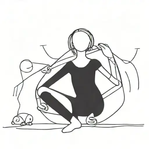 Girl Body Little Lines