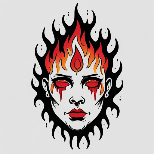 Crimson Tears of Firelight