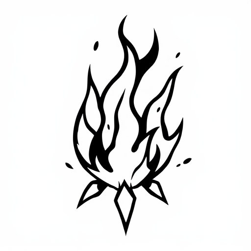 Shattered Soul’s Flame Tattoo idea