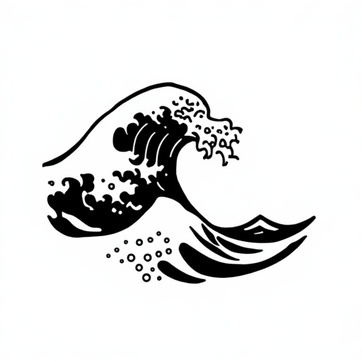 Waves Tattoo idea