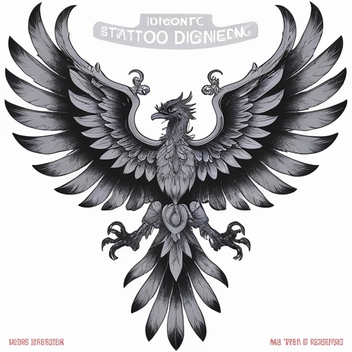 Crimson Wings of the Silent Phoenix Tattoo idea