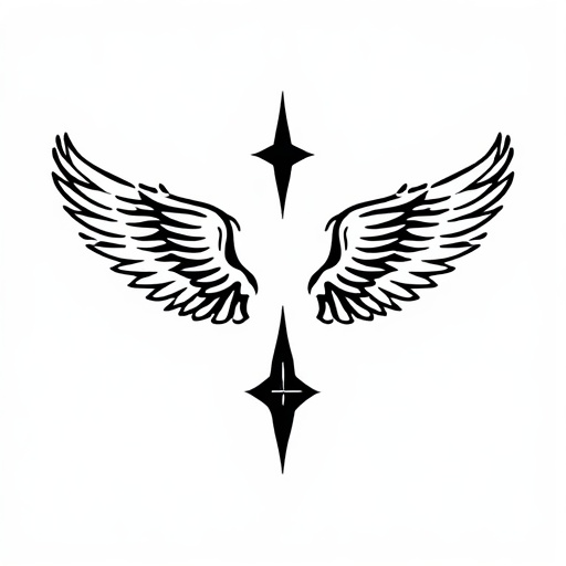 Wings of Destiny’s Path Tattoo idea